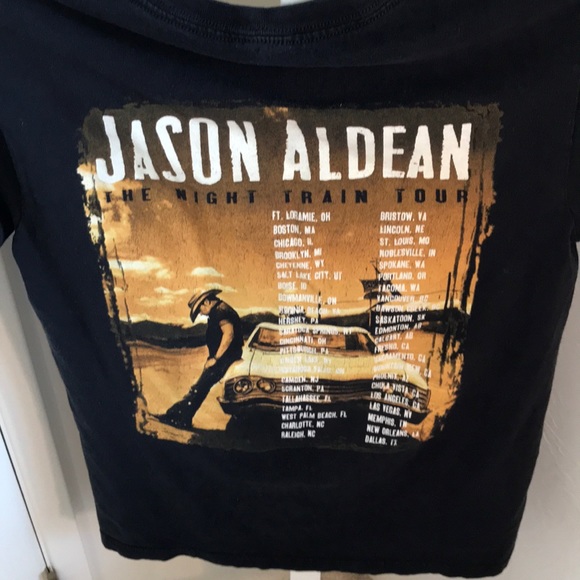 Jason Aldean Night Train Tour Shirt size Small - Picture 4 of 5